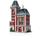 Puzzle 3D Wrebbit - Urbania Collection -Fire Station, 285 Piese (65554)