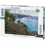 Puzzle Nathan -Beach of Crozon, 2000 Piese (62561)