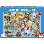 Puzzle Schmidt -Animal Selfies, 200 Piese (56294)