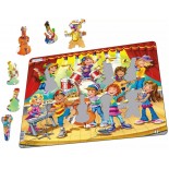 Puzzle Larsen -Kids Band, 32 Piese (63374)