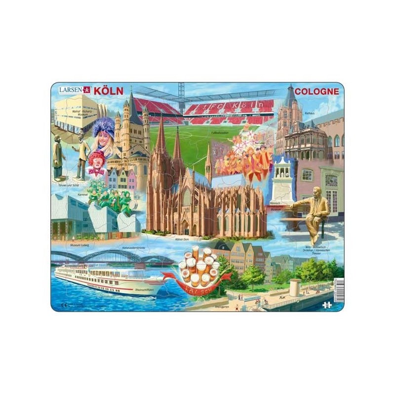 Puzzle Larsen -Koln, 58 Piese (48655)