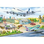 Puzzle Schmidt -Vehicles, 2X26 + 2X48 Piese, Cutie Metalica (56508)