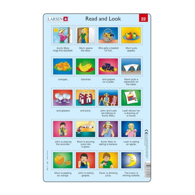 Puzzle Larsen - Read and Look 21-22,...