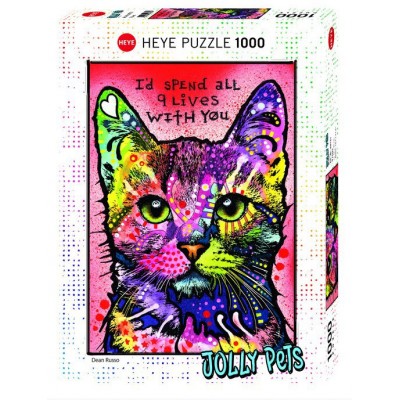 Puzzle Heye - Dean Russo:9 Lives, 1000 Piese (51838) 2