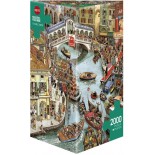 Puzzle Heye - Doro Gobel & Peter Knorr:O Sole Mio!, 2000 Piese (63227)