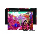 Puzzle Heye - The Ride Journal :Tour in Pink, 1000 Piese (49475)