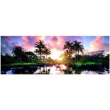 Puzzle panoramic Heye - Dennis Frates:Palm Trees, 2000 Piese (49502)