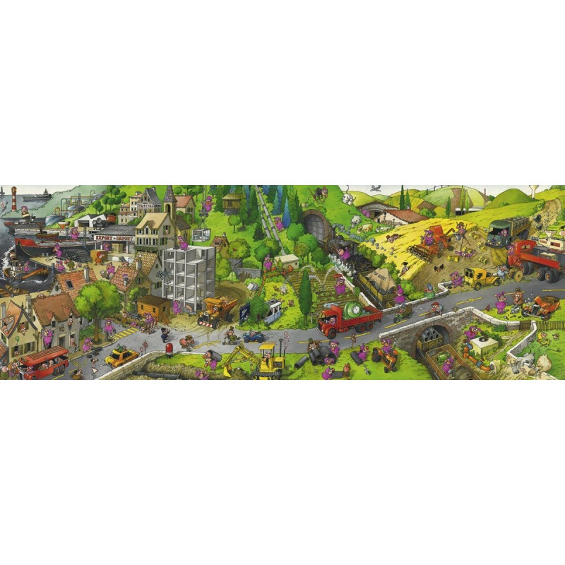 Puzzle panoramic Heye - Loup...