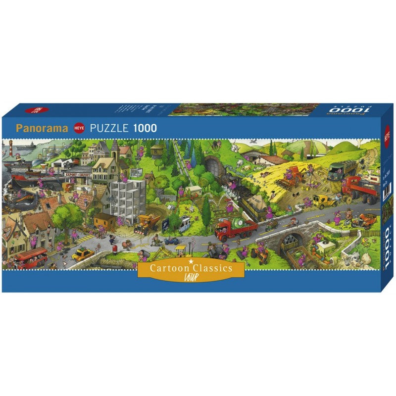 Puzzle panoramic Heye - Loup...