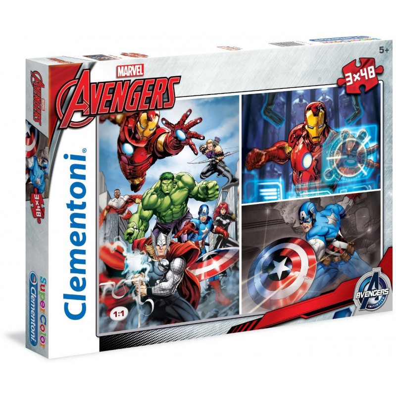 Puzzle Clementoni -Avengers, 3X48...