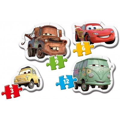 Puzzle Clementoni - My First Puzzles -Cars, 3/6/9/12... 2