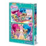 Puzzle Clementoni -Shimmer & Shine, 2X20 Piese (60727)