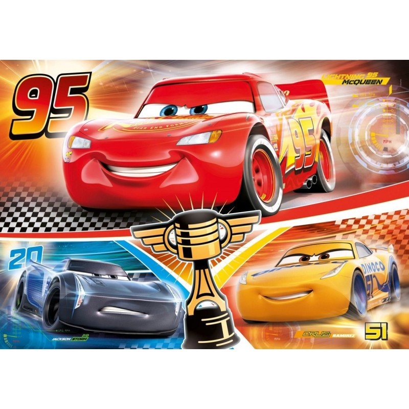 Puzzle de podea Clementoni - Cars 3,...