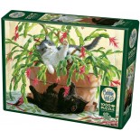 Puzzle Cobble Hill -Cactus Kitties, 1000 Piese (64977)