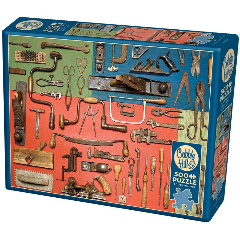 Puzzle Cobble Hill -Tools, 500 Piese...