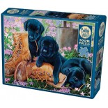 Puzzle Cobble Hill -Trouble in the Garden, 500 Piese Xxl (65015)