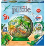 Puzzle glob Ravensburger -Dinozauri, 72 Piese (11838)