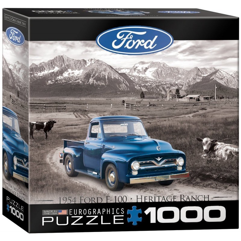 Puzzle Eurographics - 1954 Ford F-100...