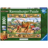 Puzzle Ravensburger -Dinozauri, 100 Piese (10609)