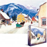 Puzzle Eurographics - Clarence Gagnon:Laurentianisches Dorf, 1000 Piese (6000-7182)