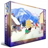Puzzle Eurographics - Clarence Gagnon:Laurentianisches Dorf, 1000 Piese (6000-7182)
