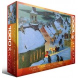 Puzzle Eurographics - Clarence Gagnon:Weihnachtsmesse, 1000 Piese (6000-7184)