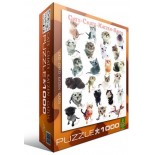 Puzzle Eurographics - Classic Cats, 1000 piese (6000-1511)