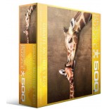 Puzzle Eurographics - Der Kuss der Giraffe Mutter, 500 piese (8500-0301)