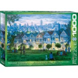 Puzzle Eurographics - Eugeny Lushpin:San Francisco, the Seven Sisters, 1000 Piese (6000-0958)