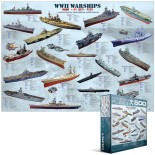 Puzzle Eurographics - Kriegsschiffe des 2. Weltkrieges, 500 piese (8500-0133)