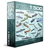 Puzzle Eurographics - Kriegsschiffe des 2. Weltkrieges, 500 piese (8500-0133)