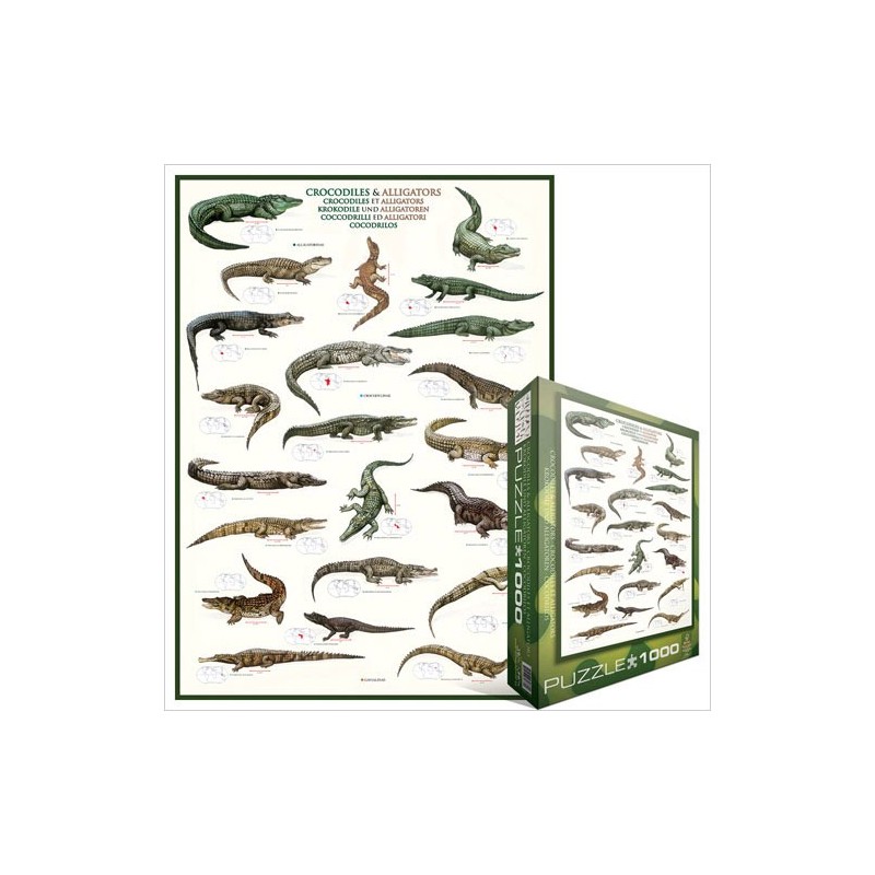 Puzzle Eurographics - Krokodile und...