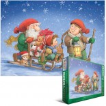 Puzzle Eurographics - Michael Philip Gustafsson:Weinachtsrodelschlitten, 500 Piese (6500-0353)