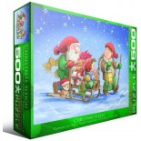 Puzzle Eurographics - Michael Philip Gustafsson:Weinachtsrodelschlitten, 500 Piese (6500-0353)