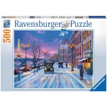 Puzzle Ravensburger -Iarna in Paris, 500 Piese (14741)