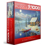 Puzzle Eurographics - Sam Timm:A Cozy Christmas, 1000 Piese (8000-0608)
