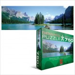 Puzzle panoramic Eurographics - Maligne Lake Rocky Mountains, 750 piese (6005-1418)