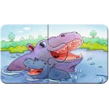 Puzzle Ravensburger - Familii Animale, 9X2 Piese (06943)