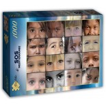 Puzzle Grafika - SOS Mediterranee -Eyes of Children Around the World, 1000 Piese (55288)