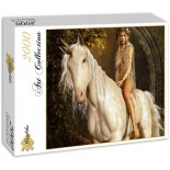 Puzzle Grafika -The Fairy and the Unicorn, 2000 Piese (50282)