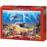 Puzzle Castorland -Dolphins Underwater, 500 Piese (52547)