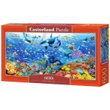 Puzzle panoramic Castorland -Underwater, 600 Piese (60375)