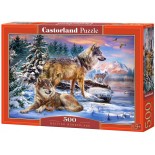 Puzzle Castorland -Wolfish Wonderland, 500 Piese (53049)