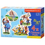 Puzzle Castorland -Snow White Story, 3/4/6/9 Piese Xxl (005109)