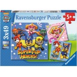 Puzzle Ravensburger -Patrula Catelusilor, 3X49 Piese (08036)
