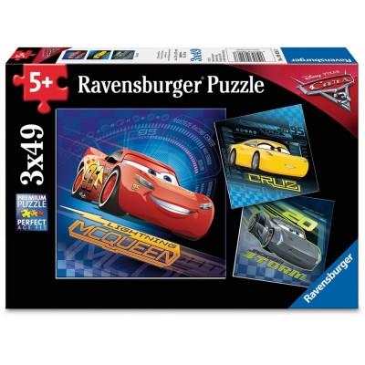 Puzzle Ravensburger - Cars, 3X49 Piese (08026) 2