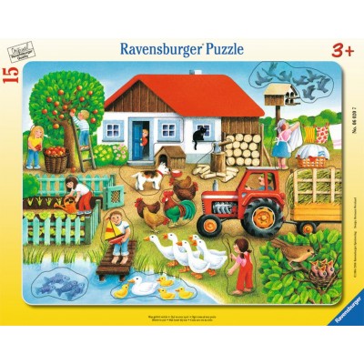 Puzzle Ravensburger - Unde Sa Il Asez, 15 piese (06020) 2