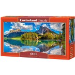 Puzzle Panoramic Castorland -Emerald Lake, 600 Piese