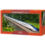 Puzzle Panoramic Castorland -The Fast Train, 600 Piese