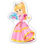 Puzzle Castorland 4 in 1 -World of Princesses, 3/4/6/9 Piese